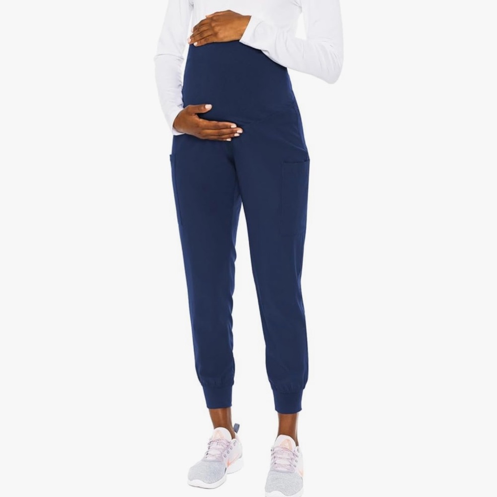 Med Couture Maternity Jogger Pants Scrub Bottoms